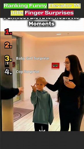 😂🏢 Ranking Funny Elevator Middle Finger Surprises! 😱