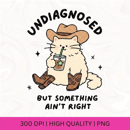 Undiagnosed but Something Ain't Right PNG, Funny PNG Adhd Design, Trendy Popular Png Design, Mental Health Png, Sticker Design, Anxiety Png - Etsy