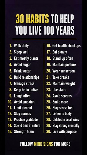 Habits That May Help You Live Longer and Stronger Life #Life #wellness #health