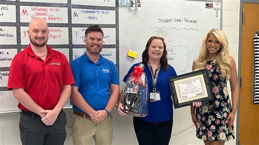Rehobeth High School business teacher named teacher of the month