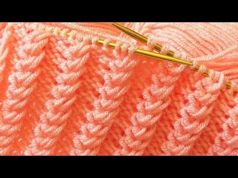 Trending Knitting Pattern 2026 💖 | Easy Two Needle Knit Design