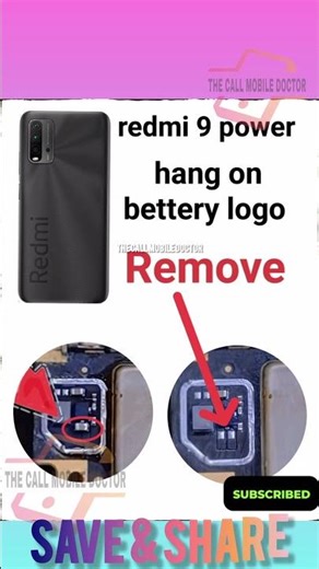 Redmi 9 power hang on logo solution