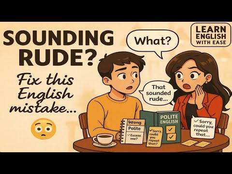 The English Mistake That Makes You Sound Rude Without Realizing 😳