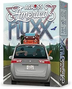 Looney Labs Across America Fluxx Card Game - Ever-Changing Fun for Travel