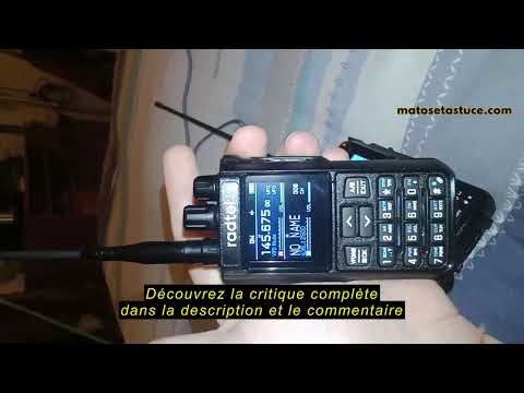 Avis sur la Radtel RT-900 Talkie-Walkie 8W Multi-Bande, Radio VHF/UHF 256 Canaux, Aviation, Marine,