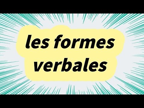 les formes verbales