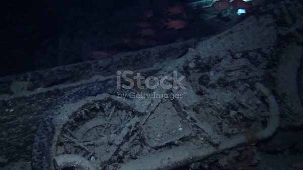 The wreck of the SS Thistlegorm, one of the most famous in the world,...