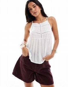 ASOS DESIGN longer line a line short in burgundy | ASOS