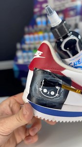 Quick and easy stencil 🐱 #sneakarts #customshoes #cat #catlifestyle #catlover | SneakArts