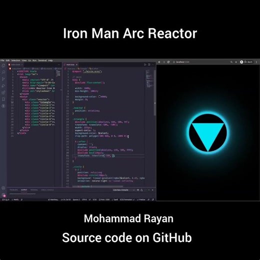 Unleash Tony Stark's Power: Create an Arc Reactor with HTML & CSS