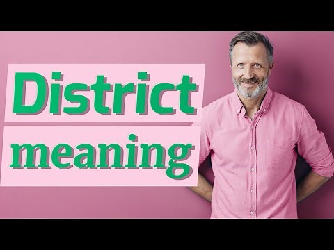 District | Meaning of district