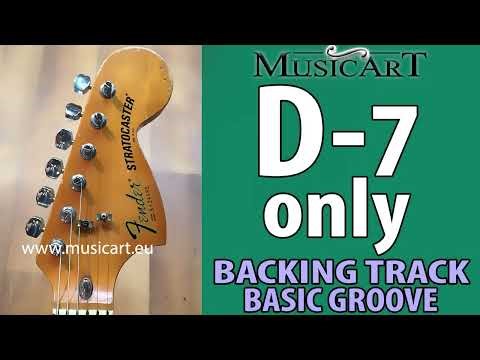 One Chord Groove in D7 | 125 BPM Backing Track for Guitar Improvisation