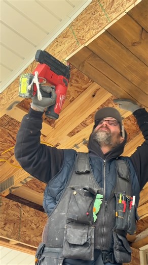 Watch our crew install a stained, pine tongue-and-groove ceiling on the porch of our new addition in Bay City. A simple upgrade that adds warmth, character, and a polished finish. Michigan Contractor | Frankenmuth Contractor | Saginaw Contractor | Bay City Contractor | Home Addition | Home Upgrades | IRD Homes