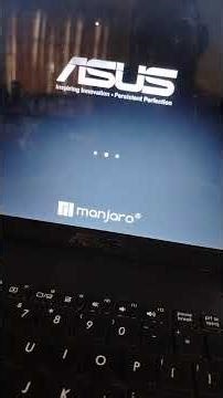 booting up with Manjaro Linux operating systems