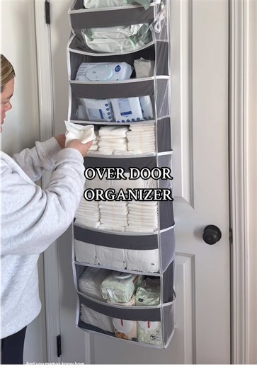 Maximize Nursery Space with Over Door Organizers