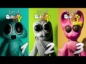 LARE OF RABBITY ALL CHAPTERS (1,2,3) FULL GAMEPLAY + ALL JUMPSCARES and SECRETS | NEW BANBAN FANGAME