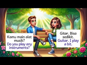 Indonesian for Beginners: Simple Conversation Practice with Subtitles