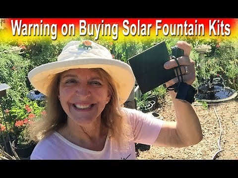 Solar Fountain Pump THINGS to Know BEFORE You Buy Kit to Make DIY Endless Water Birdbath Garden Pond