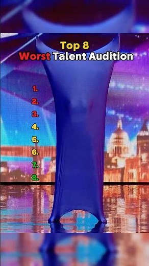 Ranking the WORST Auditions Ever on Talent Shows! 🤣 #ranking #idol #xfactor #funny #worst