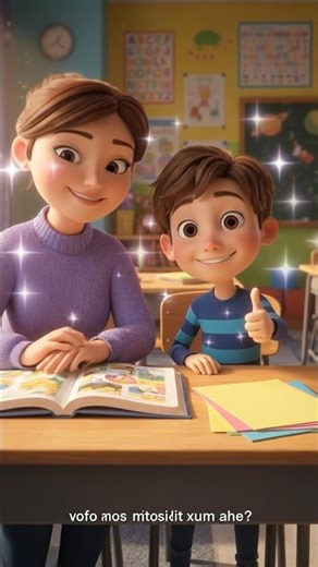Teacher and Student Learning Together | Study Motivation | 3D Cartoon Animation #motivation #ytshort