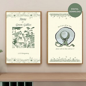Anne auf Green Gables Kunstdruck Set (Digitaler Download) - Etsy.de