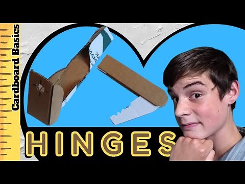 How to Make a Cardboard Hinge (Cardboard Basics)
