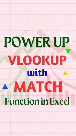 Hello Excel | By Deepika on Instagram: "POWER UP your Vlookup game by using it with Match Function. Both Vlookup and Match Functions are used for looking up values. And wheh they combine together, we can look for values with so much precision. Do try it and level up your vlook game. . #excel #exceltips #exceltricks #finance #spreadsheets #corporate #accounting #finance workhacks #tutorial #sheets #learnexcel #geekinthesheet #exceltutorial #wfh #workfromhome #commerce #tally #dynamic #google #goo