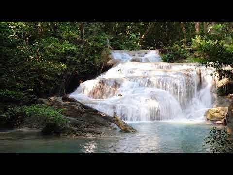 relaxing music waterfall sound