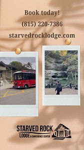 There's always something fun to do at Starved Rock Lodge. Call 815-220-7386 to book a tour or guided hike. Or, book online at: starvedrocklodge.com. | Starved Rock Lodge & Conference Center