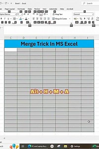 Cell Merge Trick in Excel | Merge Without Losing Data 🔥