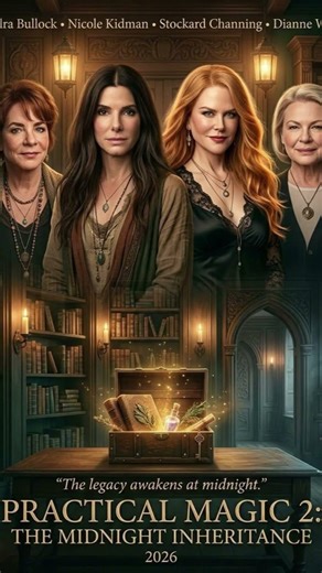 🎬 Practical Magic 2: The Midnight Inheritance (2026) 👉 Sandra Bullock, Nicole Kidman