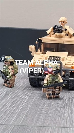 Meet Team Alpha (Viper) 🇺🇲 (First Unit) #legoarmy #bricks #army #legobuild#legomoc#minifigure #movie