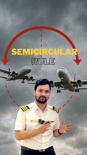 AeroSky Aviation | Pilot training institute | Ground Classes on Instagram: "The semi-circular rule is the basic rule for flight level or altitude selection in function of the aircraft heading in order to ensure basic vertical separation.✈️ The semicircular rule is crucial for preventing mid-air collisions by ensuring a standardized method of vertical separation between aircraft flying in opposite directions. In essence, the rule helps air traffic control and pilots predict and manage aircraft al