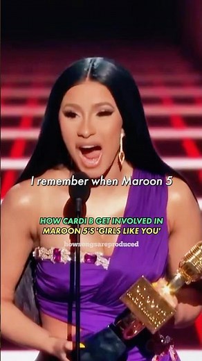 HOW MAROON 5 - GIRLS LIKE YOU FT. CARDI B MADE