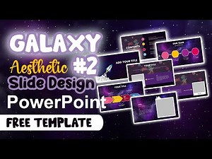 AESTHETIC PPT ✨ Galaxy | FREE TEMPLATE | EASY | SIMPLE