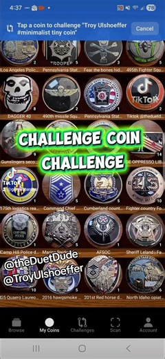 Challenge Coin Check app #shorts