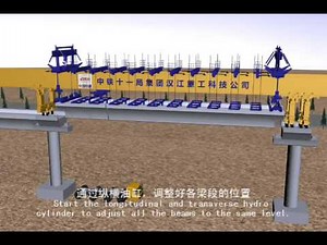 segmental bridge construction for MRT railway