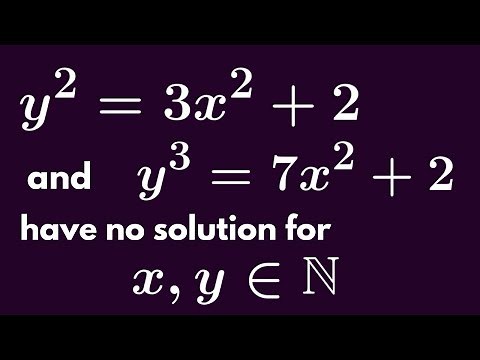 Number Theory | A few nonlinear Diophantine equations without solutions.