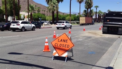 Major road work underway on East Palm Canyon Drive in Palm Springs: What to know