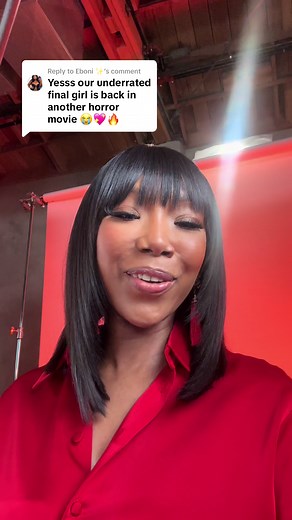 Replying to @Eboni ✨ @brandy is back in horror (and she's reading your comments ❤️) #TheFrontRoom starring Brandy is in theaters Sep 6