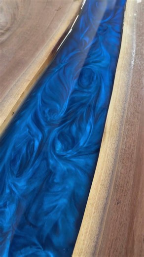 Walnut w/ blue river conference table 🔥