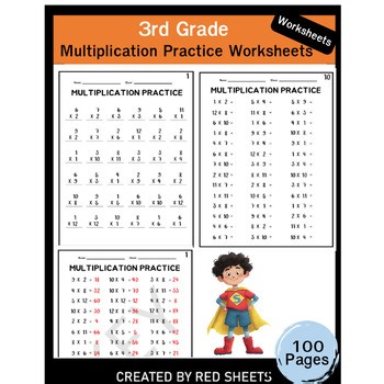 3rd Grade Multiplication Practice Worksheets