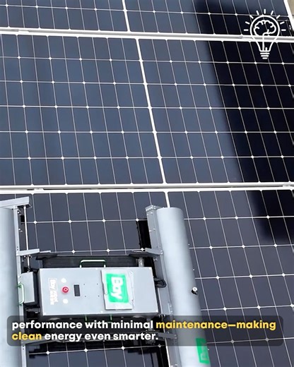 1.4K views | Robot Cleans Solar Panels. #SolarEnergy #CleanTechnology #Automation | Gizmo Trends | Facebook