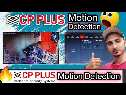 How to Set CP PLUS DVR Motion Detection Setup | New Setup