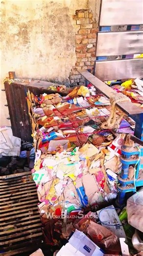 Cardboard Waste Press Machine | Recycling Process