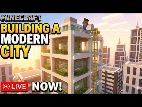 Minecraft Modern City Build: Skyscraper Design & Planning 🏗️