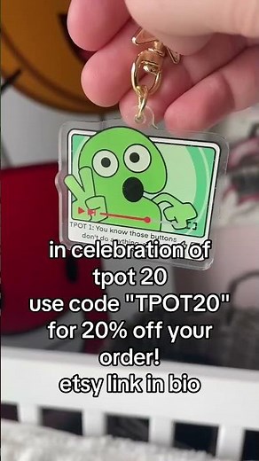 tpot and bfdi keychains are for sale on my etsy! #bfdi #bfb #tpot #objectshow #objectshowcommunity