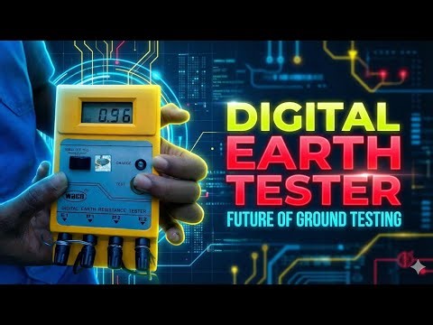 Digital Earth Megger testing #EarthingResistance