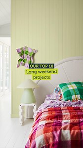 We’re thinking about taking on number 4. What about you? Click here for step-by-step instructions on how to do every one of these AMAZING projects: https://bit.ly/3VrP8hd #whatsyournextproject #longweekendprojects #diyprojects #diy | Inspirations Paint | Facebook