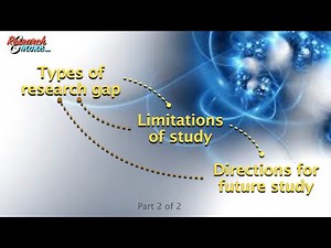 Types of research gaps, identifying research gaps from limitations of study